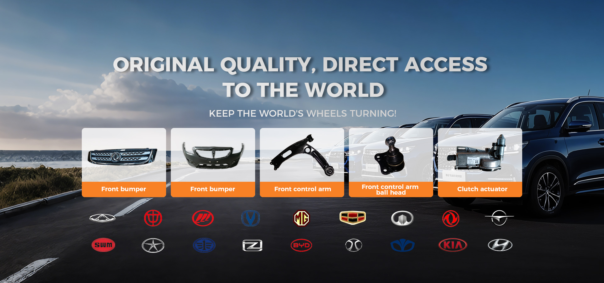 ORIGINAL QUALITY, DIRECT ACCESS  TO THE WORLD